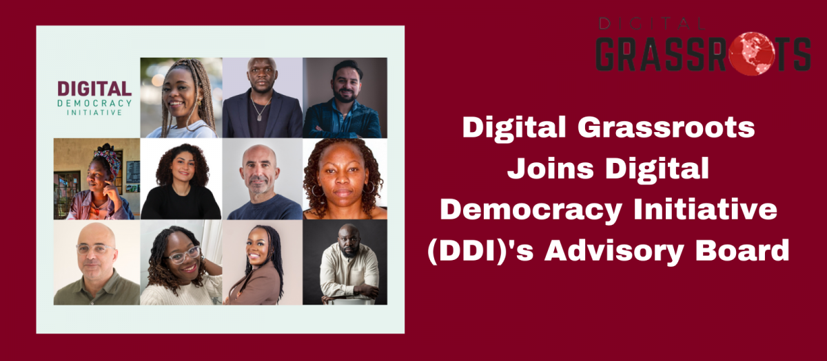 Digital Grassroots Joins Digital Democracy Initiative (DDI)'s Advisory Board