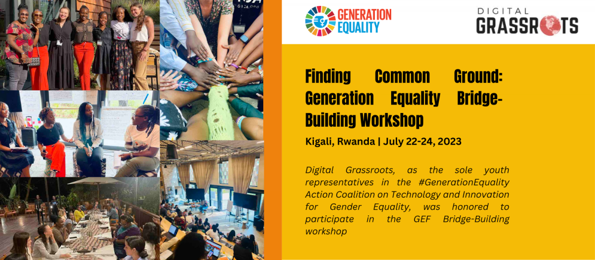 Empowering Youth for Gender Equality: DIGRA at the Generation Equality Bridge-Building Workshop